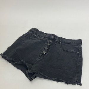Madwell Women Denim Shorts Black Size 28